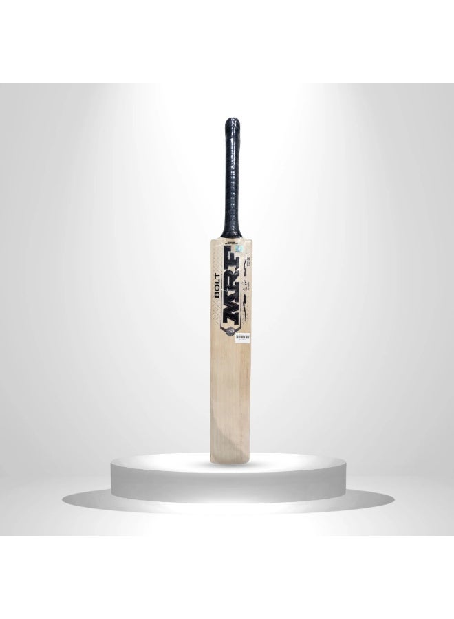 MRF Bolt Premium Hand-Picked Kashmir Willow Adult Cricket Bat - SH - Image 3